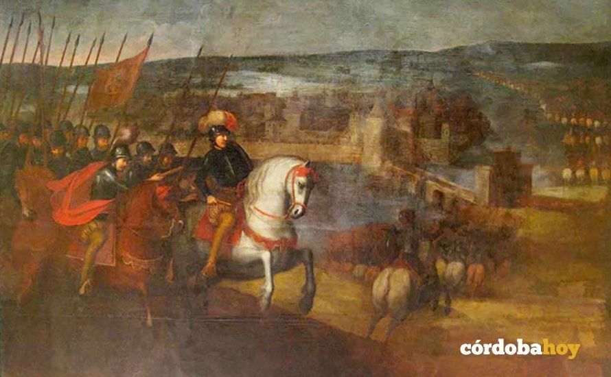 La Batalla de los Piconers en un cuadro del Ayuntamiento de Fernán Núñez