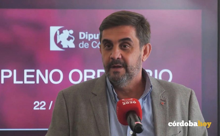 Ramón Hernández, portavoz de Iu en la Diputación de Córdoba