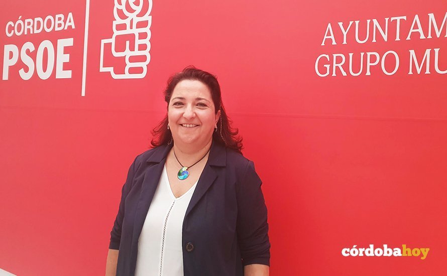 La concejal socialista Alicia Moya