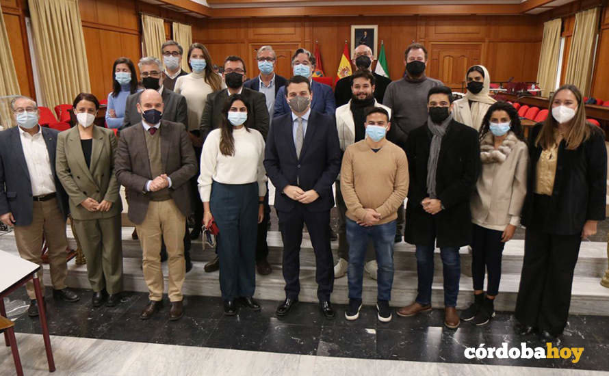 La delegación del Ministerio de Cultura de Arabia Saudí en Córdoba