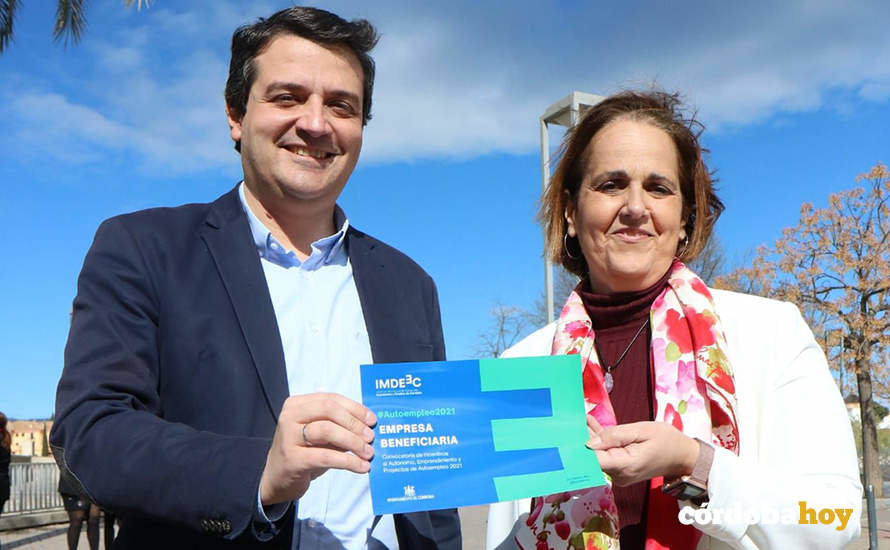 José María Bellido y Blanca Torrent en el balance de ayudas del Imdeec