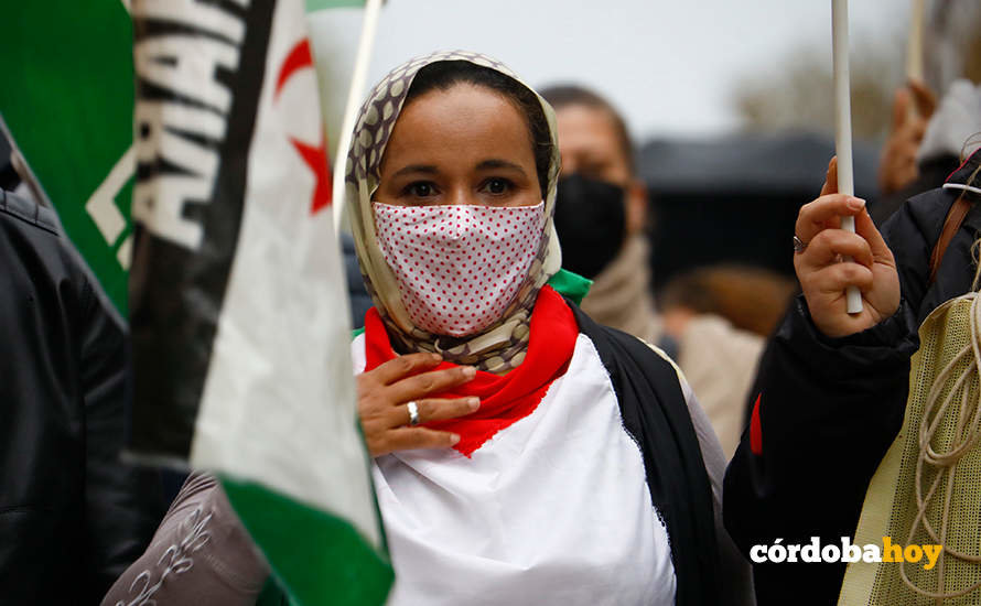 Concentración de apoyo al pueblo saharaui