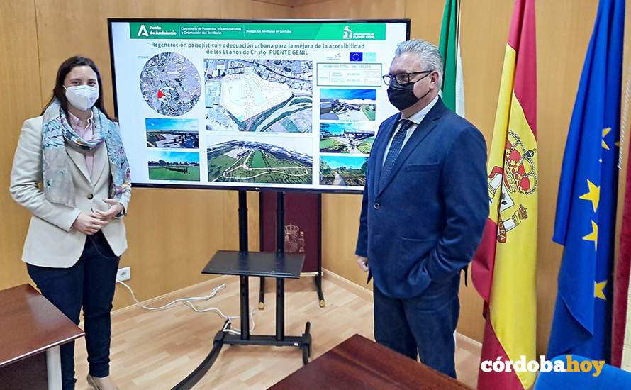 Presentación del proyecto de regeneración urbanística de Los Llanos del Cristo en Puente Genil