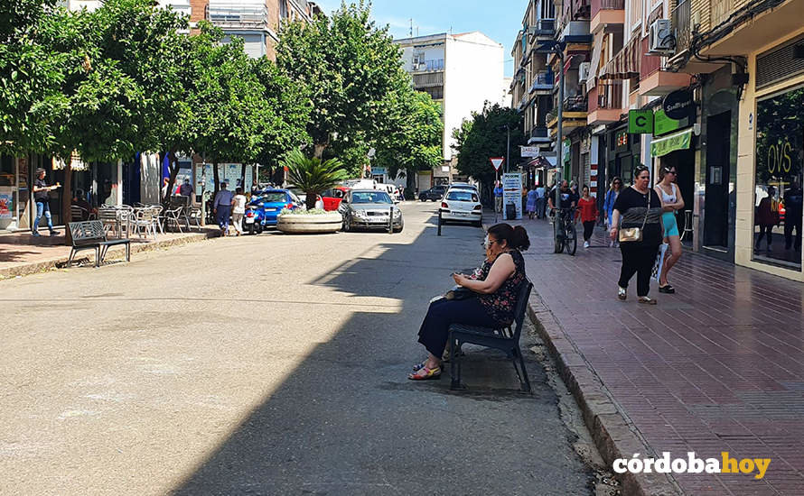 Aspecto actual de la zona peatonal de La Viñuela