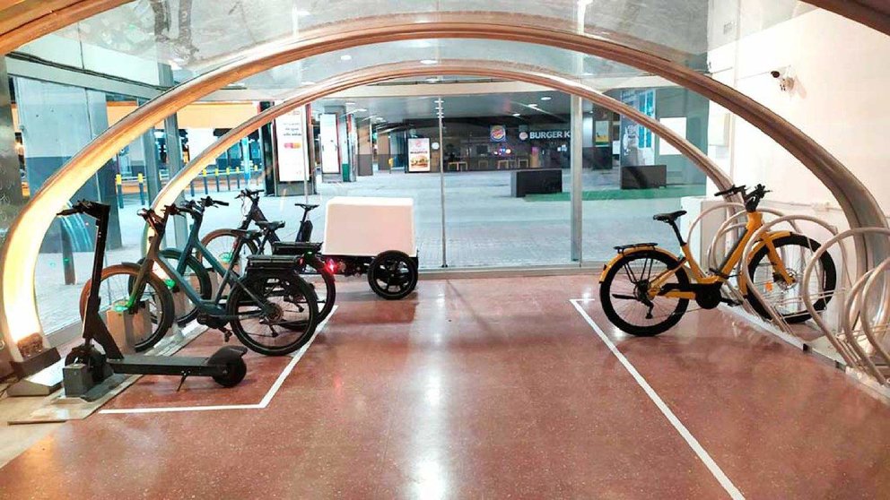 Uno de los aparcamientos de bicicletas que se instalará en el AVE de Córdoba