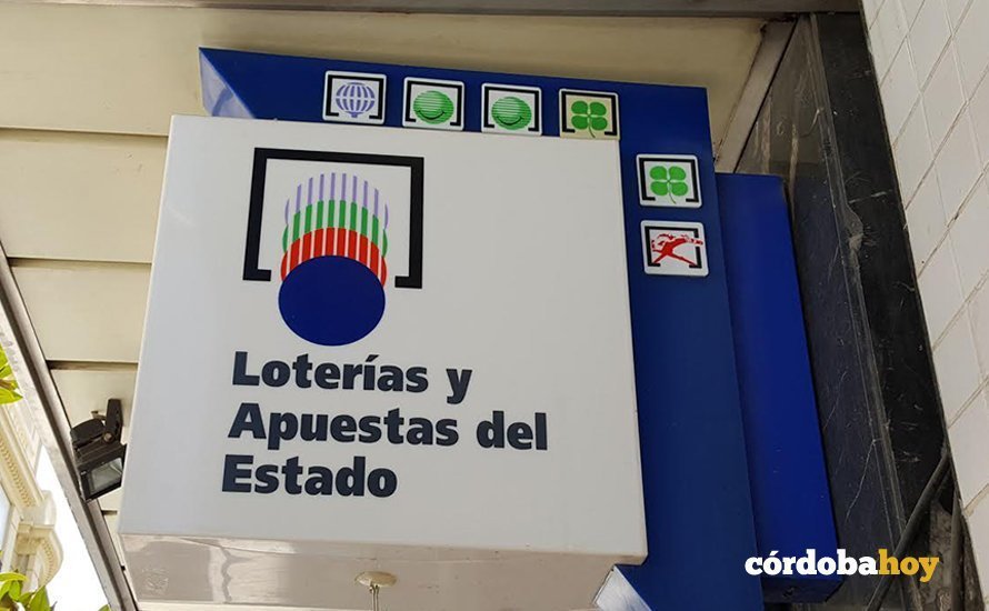 Cartel de Loterías y Apuestas del Estado en Córdoba