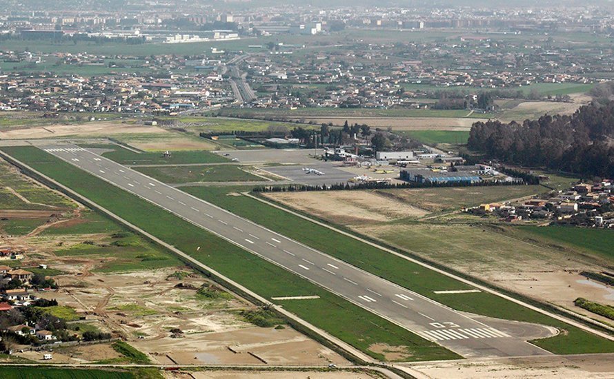 Vista aérea del Aeropuerto de Córdoba