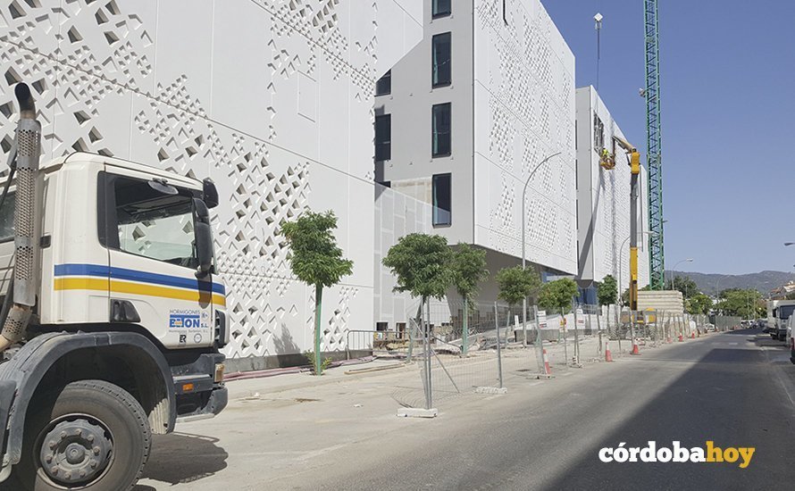 La Ciudad de la Justicia de Córdoba durante las obras de construcción