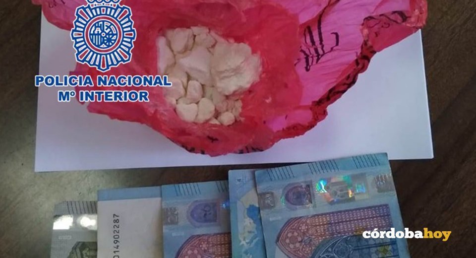 Cocaína aprehendida por la Policía nacional en Fátima