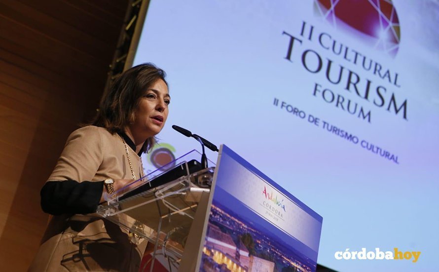 Isabel Ambrosio en el II Foro de Turismo Cultural de Córdoba