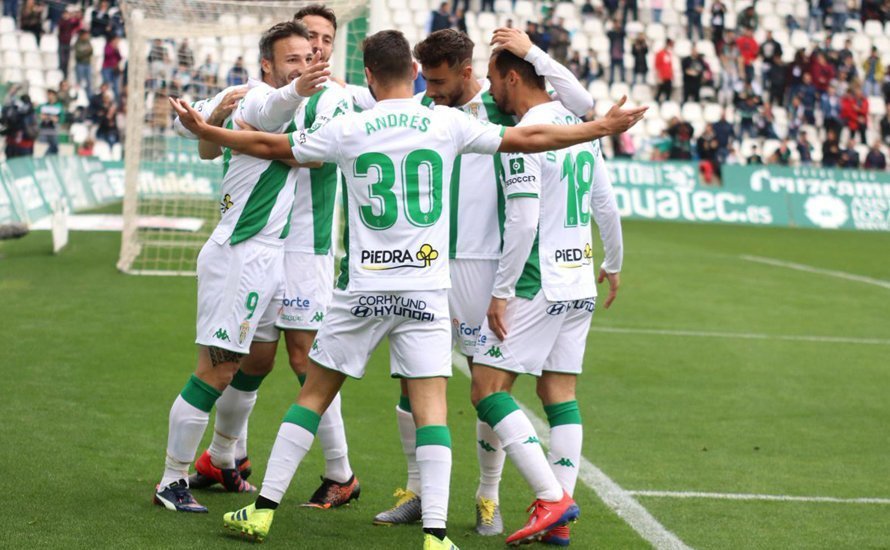 El Córdoba celebra su gol FOTO TWITTER DEL CCF