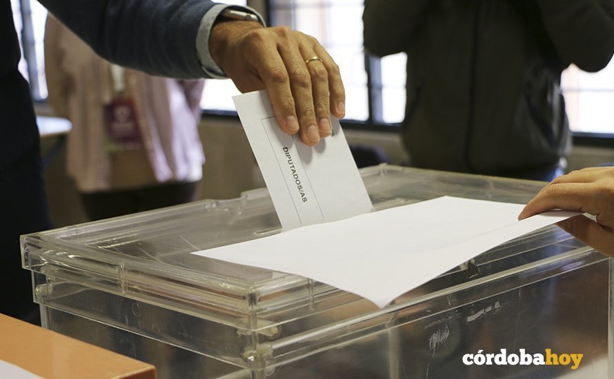 Votación en Córdoba de las elecciones generales
