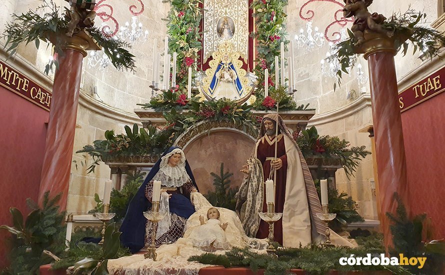 Celebración de la Inmaculada por la hermandad del Rocío de Córdoba
