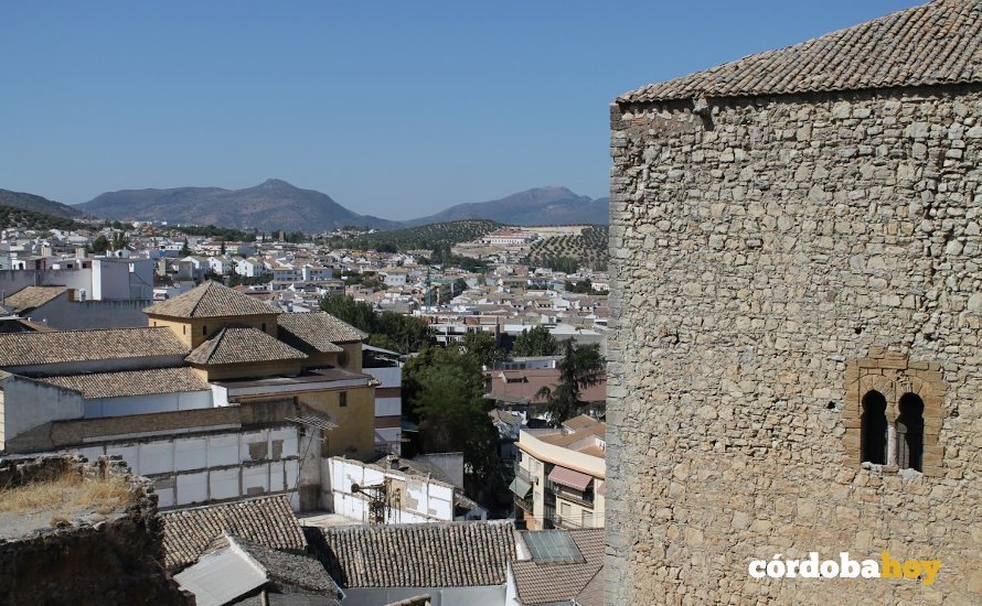 Vistas desde el castillo de Priego de Córdoba