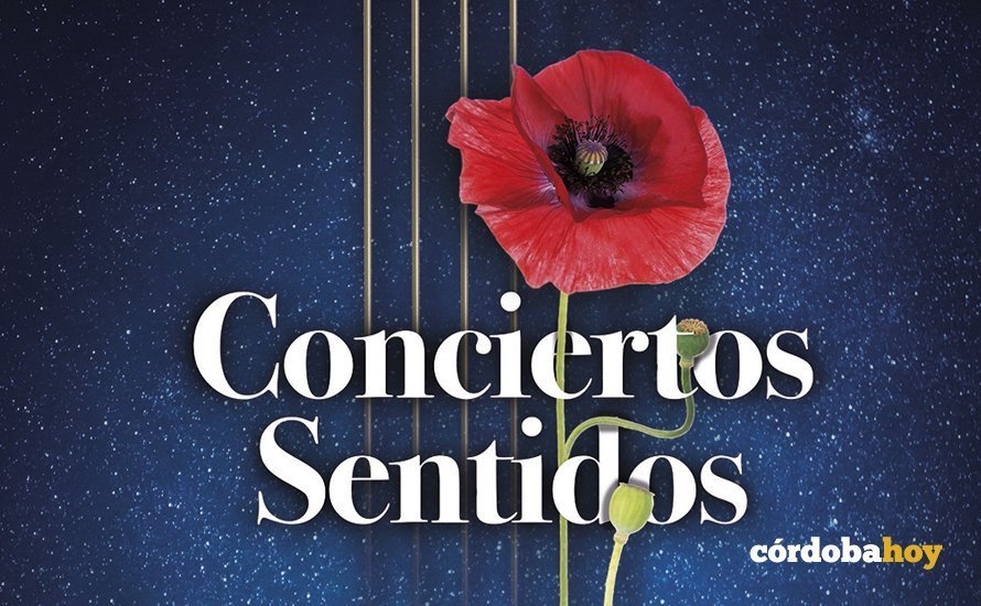 Cartel de los conciertos sentidos de la Fundación Cajasur