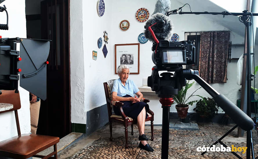 Rodaje del documental 'Nunca olvidaré' en Almodóvar del Río