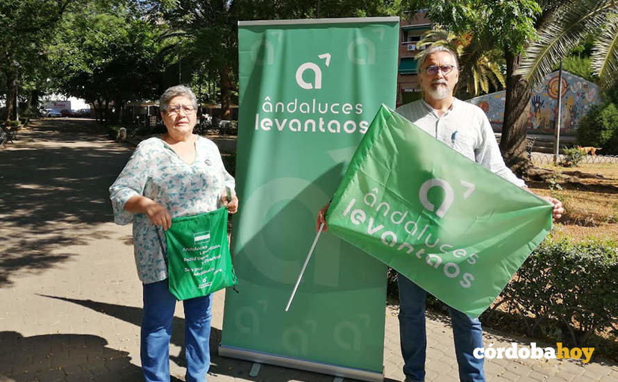 Ana Sánchez y Manuel Ortega, de Andaluces Levantaos