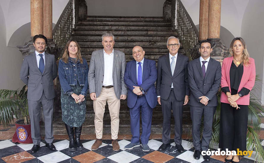Firma del protocolo de colaboración entre la Diputación de Córdoba y la Universidad Nacional Abierta y a Distancia de Colombia