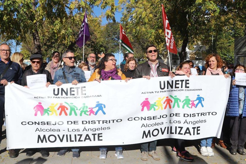 Movilización por el centro de salud en Alcolea