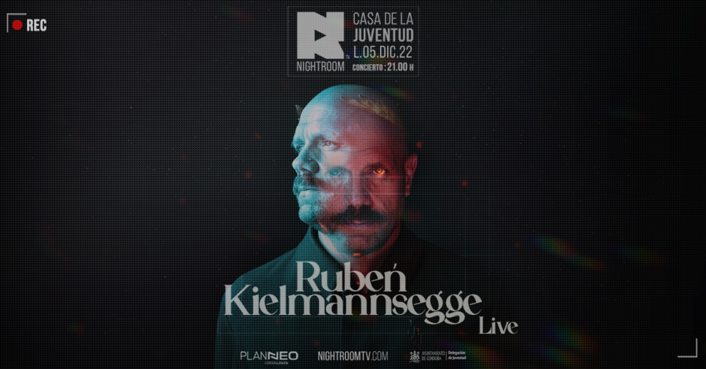 Cartel del concierto de Rubén Kielmannsegge