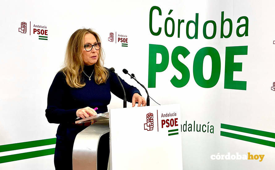 La senadora por el PSOE de Córdoba María de los Ángeles Luna