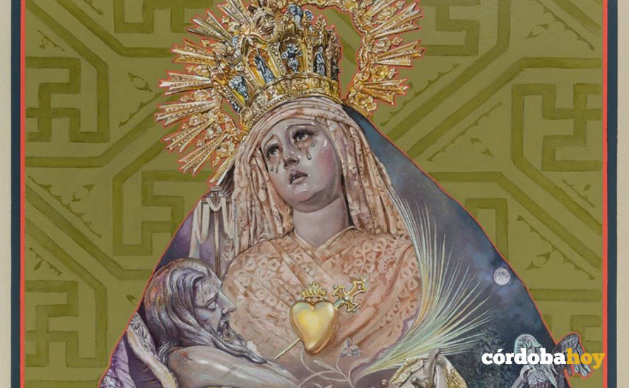 Detalle del cartel de Semana Santa 2023 de Córdoba