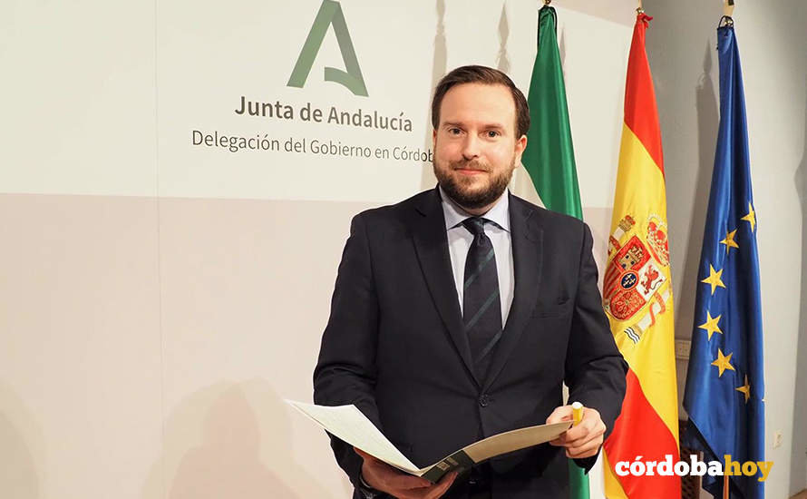 El delegado de Economía, Hacienda y Fondos Europeos de la Junta de Andalucía en Córdoba, Agustín López