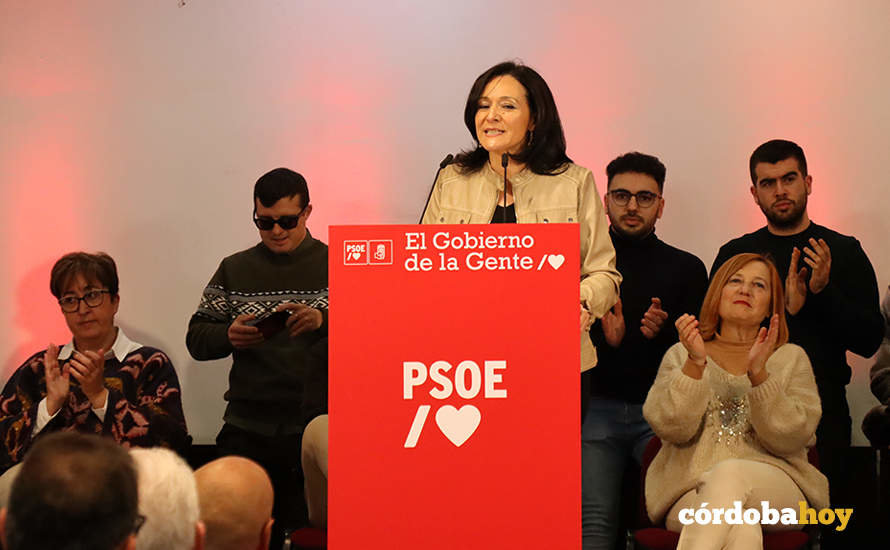 Rafi Crespín, secretaria general del PSOE en Córdoba