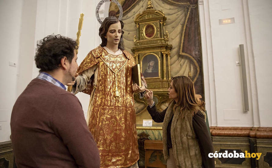 La Diputación recupera la imagen de San Lorenzo para el retablo mayor de la  iglesia de...