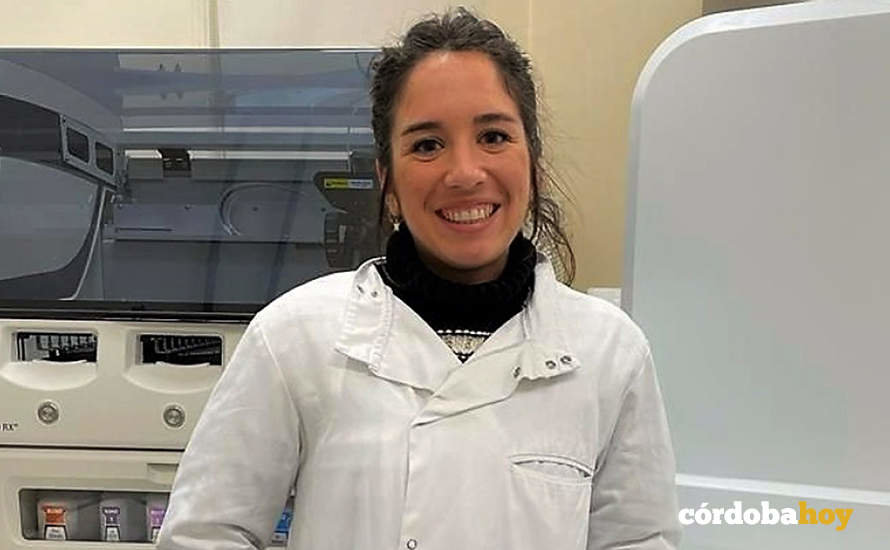 Inés Ruedas, investigadora del grupo de Anatomía Patológica animal de la Universidad de Córdoba