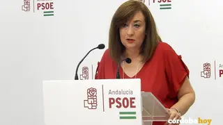 Soledad P&eacute;rez, portavoz del PSOE en el Parlamento andaluz