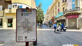 Vista de la calle Cruz Conde en la Fase 1 de la desescalada