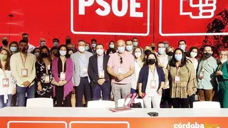 La representaci&oacute;n socialista cordobesa en Valencia