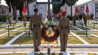 La Brigada 'Guzm&aacute;n el Bueno' X celebra en el cementerio de San Rafael el D&iacute;a de los Ca&iacute;dos por la Patria