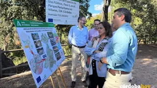 Catalina Garc&iacute;a y Jos&eacute; Mar&iacute;a Bellido visitan las obras de adecuaci&oacute;n de Los Villares FOTO JUNTA DE ANDALUC&Iacute;A