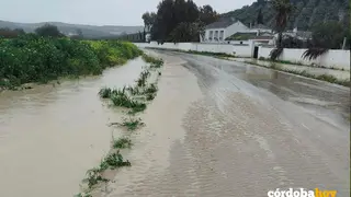 Una de las carreteras afectadas por las &uacute;ltimas lluvias FOTO DIPUTACI&Oacute;N DE C&Oacute;RDOBA