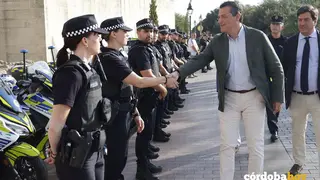 Agentes participantes en el nuevo Plan Guardi&aacute;n del Casco Hist&oacute;rico FOTO AYUNTAMIENTO DE C&Oacute;RDOBA