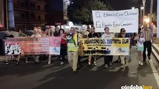 Protesta esta noche de la vecindad del Distrito Sur FOTO CONSEJO DE DISTRITO SUR
