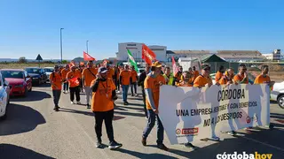 Tercera jornada de huelga de la plantilla de Hitachi Energy en C&oacute;rdoba FOTO CCOO