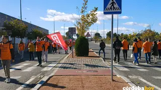 Movilizaci&oacute;n en el entorno de la f&aacute;brica deHitachi Energy de C&oacute;rdoba en la cuarta jornada de huelga FOTO CCOO