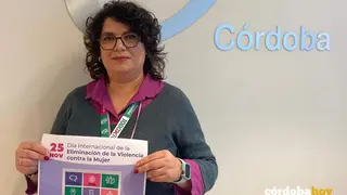 La secretaria de Igualdad de CSIF C&oacute;rdoba, Eva V&aacute;zquez FOTO CSIF