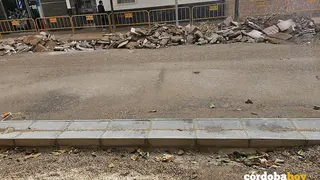 Obras de peatonalizaci&oacute;n de La Vi&ntilde;uela paradas FOTO ANDALUC&Iacute;A ENTRE TOD@S