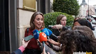 La vicesecretaria de Regeneraci&oacute;n Institucional del PP, Cuca Gamarra, a su llegada a un desayuno informativo organizado por Nueva Econom&iacute;a F&oacute;rum, en el Four Seasons Hotel Madrid FOTO MAT&Iacute;AS CHIOFALO / EUROPA PRESS