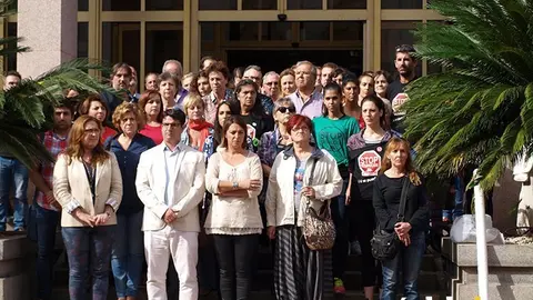 Concentraci&oacute;n contra violencia machista