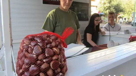Puesto de casta&ntilde;as en C&oacute;rdoba