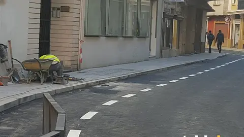 Obras calle Ca&ntilde;o