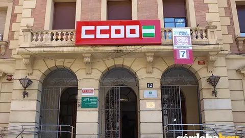 Fachada de CCOO, en una imagen de archivo