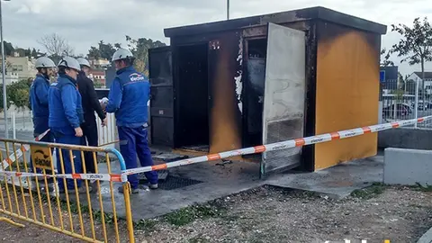 Incendio transformador