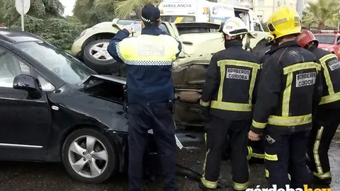 Accidente en la Avenida de Barcelona en C&oacute;rdoba