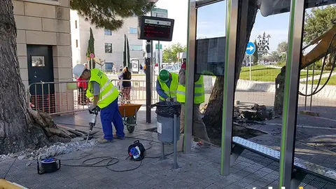 obras marquesina aucorsa